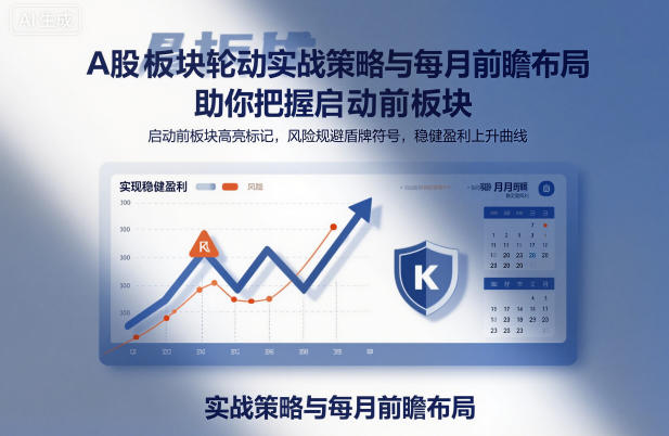 A股板块轮动实战策略与每月前瞻布局，助你把握启动前板块，规避风险，实现稳健盈利-亿佰盟网